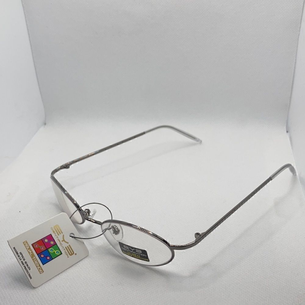 Eyedentification Round Clear Lens Sunglasses